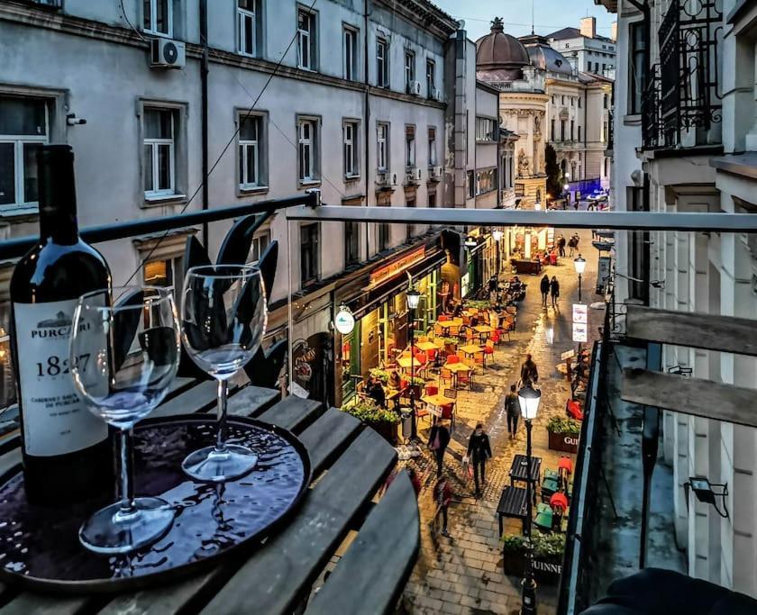 Central Double Studio With Amazing View Bucharest Exterior photo