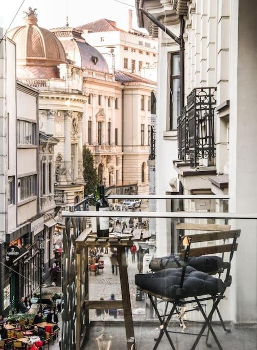 Central Double Studio With Amazing View Bucharest Exterior photo